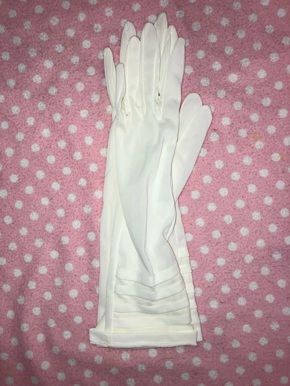 Vintage Nylon Gloves M - 7